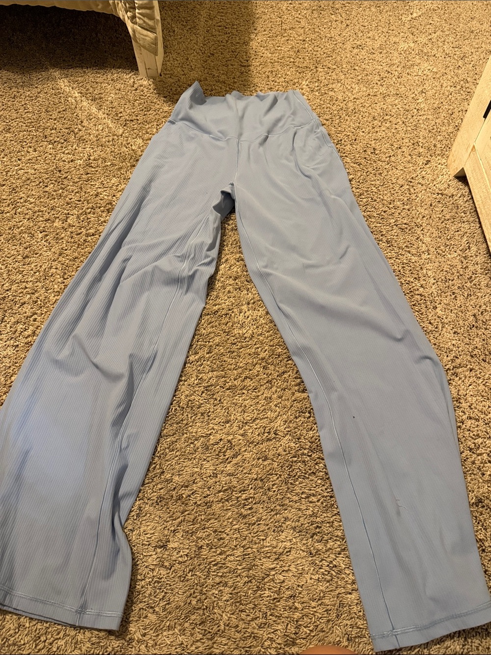 aerie Powder Blue Wide-Leg Lounge Pants